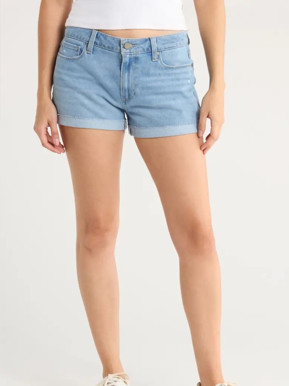 🆕 PAIGE Jimmy Jimmy raw hem cuffed shorts